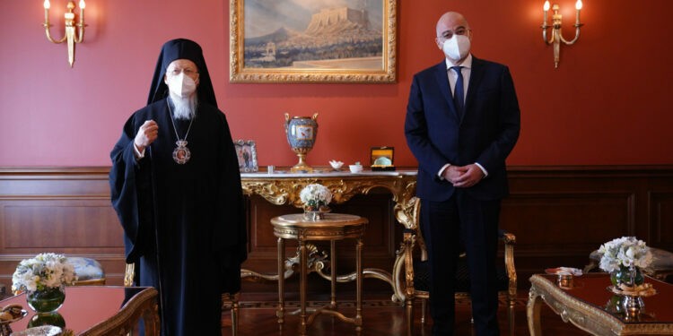 ​Ευχές Ν. Δένδια προς το Οικουμενικό Πατριαρχείο για τη σημερινή θρονική εορτή