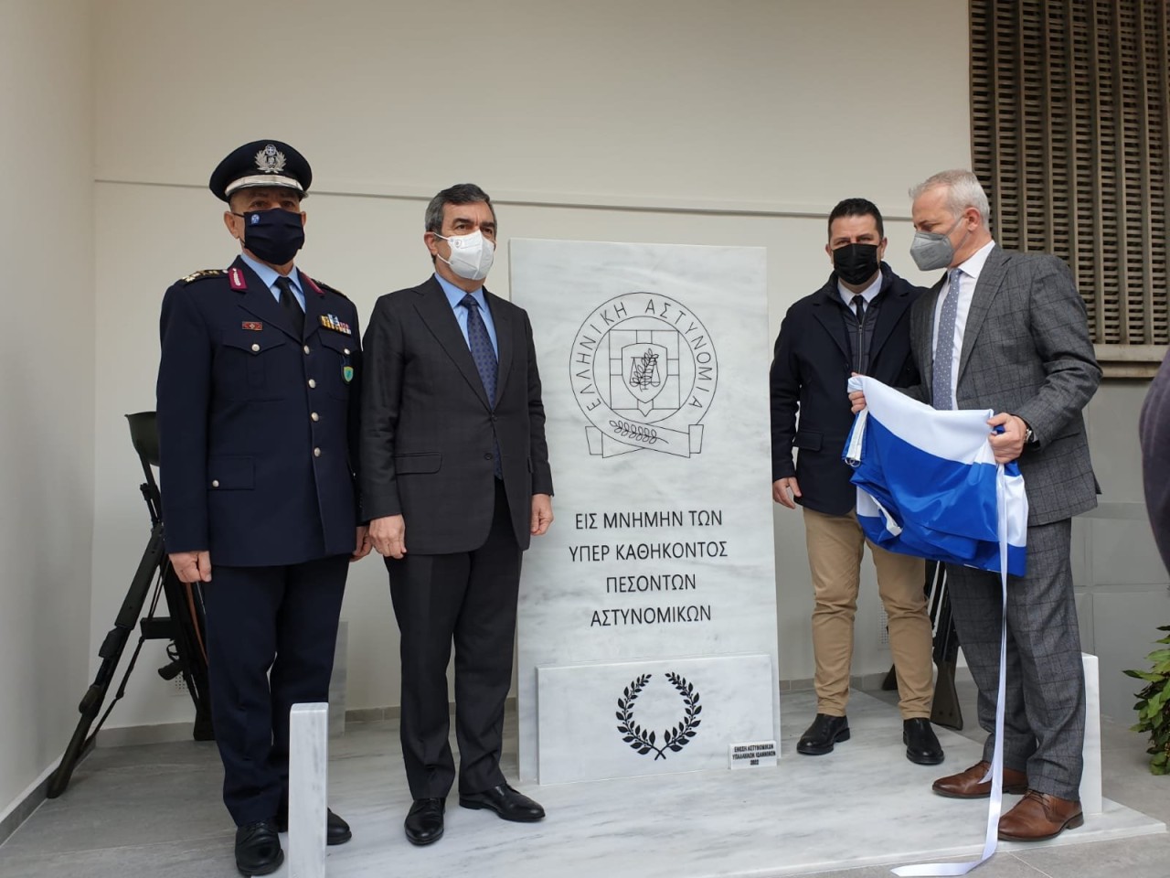 Μνημείο για την θυσία πέντε αστυνομικών των Ιωαννίνων – Μεταξύ αυτών και ο επικεφαλής φρουράς στο Προξενείο της Ελλάδος στο Αργυρόκαστρο
