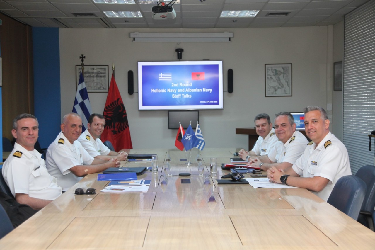 Ολοκληρώθηκε ο 2ος κύκλος συνομιλιών μεταξύ Ελληνικού και Αλβανικού Πολεμικού Ναυτικού
