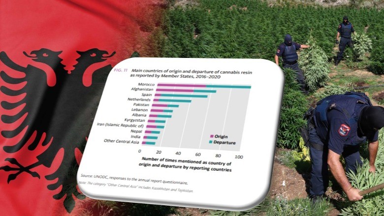Η Αλβανία κατέχει την εβδόμη θέση παραγωγής κάνναβης σε παγκόσμιο επίπεδο 