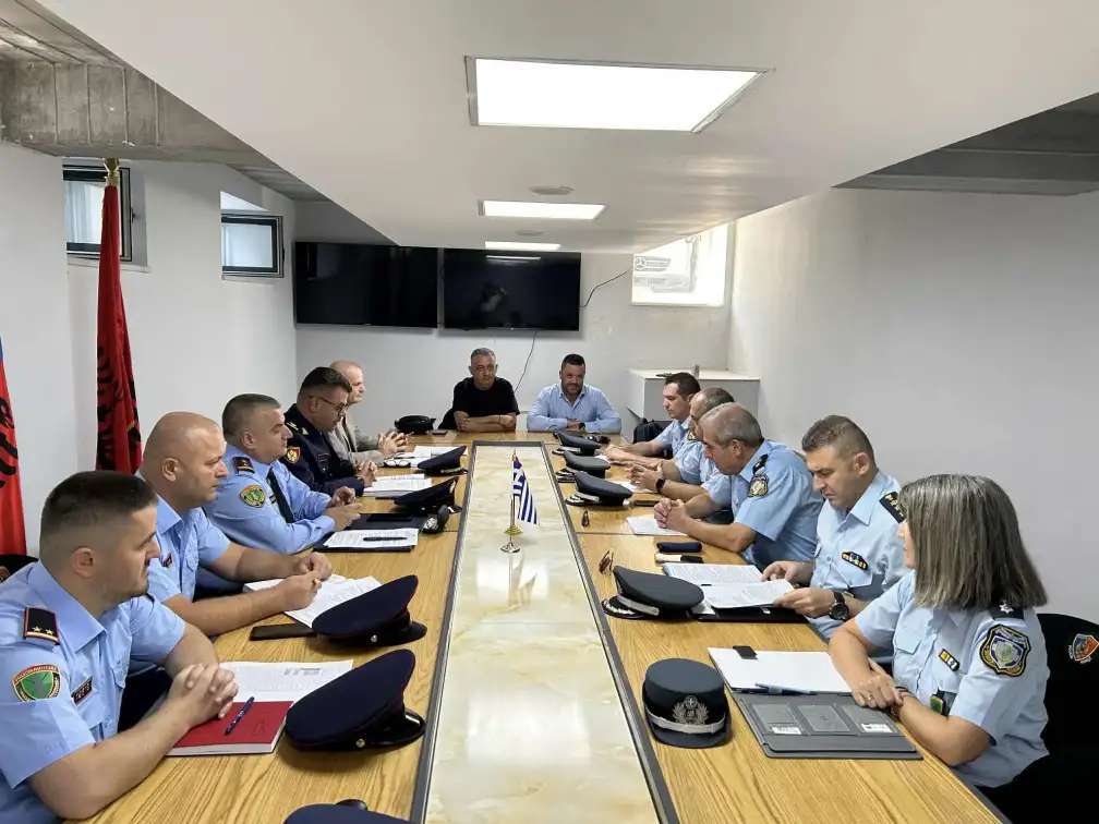 Συνάντηση αστυνομικών αρχών Ελλάδας – Αλβανίας στην Κορυτσά