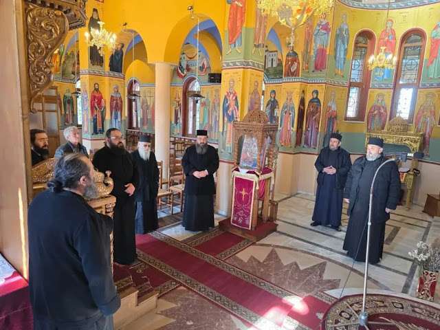 Την ιστορική Μονή Μπομπόστιτσας επισκέφτηκε ο Μητροπολίτης Κορυτσάς