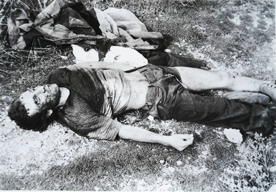 Ο δολοφονημένος Παντελής Μερτίρι στη μεθόριο (31/10/1987).
